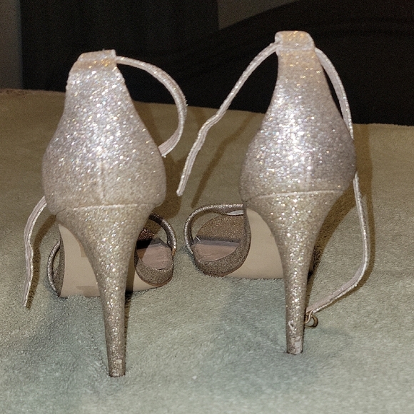 Steve Madden Women's Sparkling Heels - Silver - Picture 4 of 8